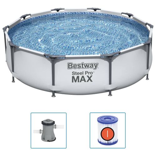 Piscine Bestway Steel Pro Max + pompe 305 cm