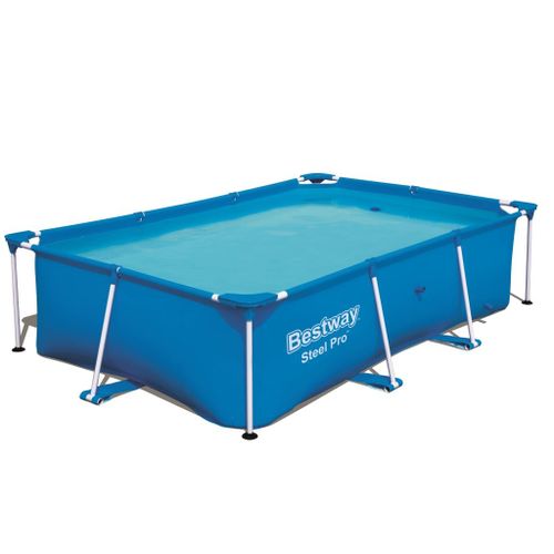 Bestway - Steel Pro - Piscine tubulaire - 259x170x61 cm - Rectangulaire