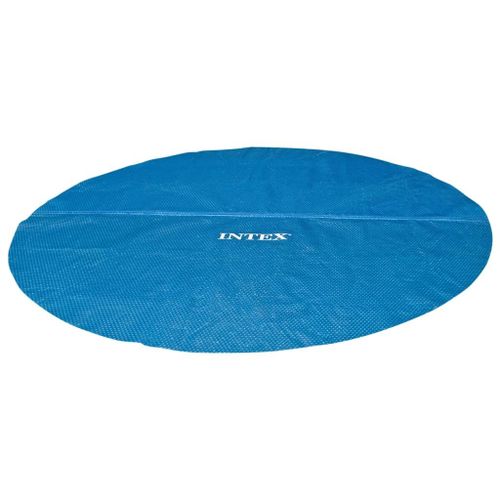 Intex Couverture solaire de piscine Bleu 448 cm Polyéthylène