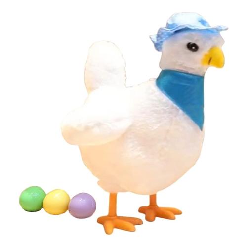 Poule En Peluche Électrique, Poulet Électronique, Chant, Danse, ¿Ufs En Peluche, Musique, Animal En Peluche, Jouet Pour Oiseaux