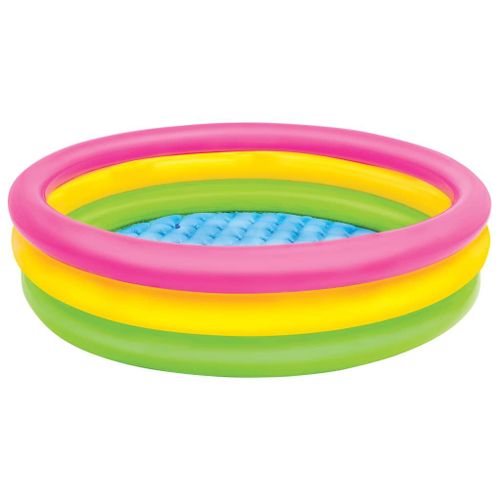 Intex 57412- piscine 3 boudins fond gonflable