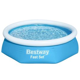 Bestway - Fast Set - Piscine gonflable - 244x61 cm - Ronde