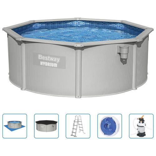 Bestway Piscine encadrée hors sol ronde Hydrium 360x120 cm