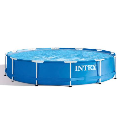 Intex - Metal Frame - Piscine - 366x76 cm - Ronde - Piscine intérieure