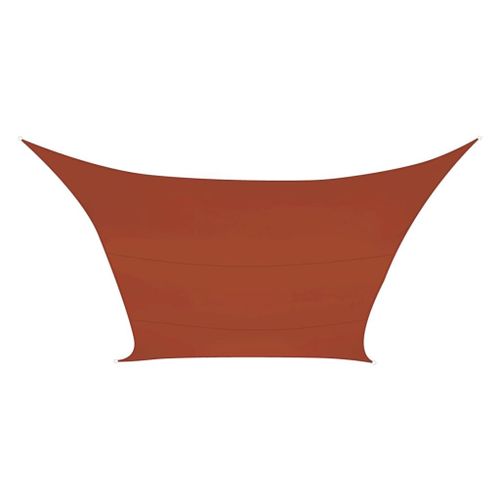Perel Voile D'ombrage Carrée 3,6 M Terre Cuite