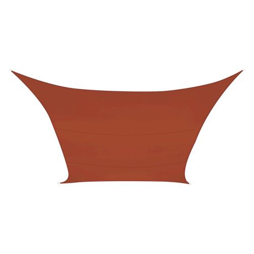 Perel Voile D'ombrage Carrée 5 M Terre Cuite