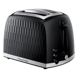 Russell Hobbs Honeycomb 26061-56 - Grille-pain - 2 tranche - 2 Emplacements - noir
