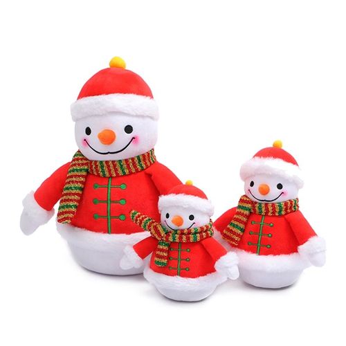 Jouet En Peluche Bonhomme De Neige Lavable 18/22/32cm, Poupée Pour Décoration De Maison, Fête De Noël