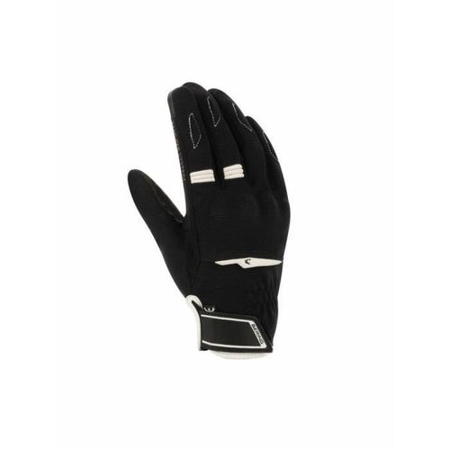 Gants Moto Femme Bering Fletcher Evo - Noir/Blanc - S