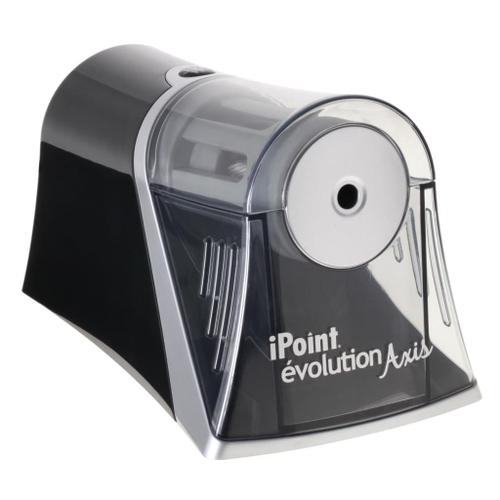 Westcott E-15510 00 Ipoint Axis Taille-Crayon Électrique Avec Système D'arrêt Automatique Gris/Noir