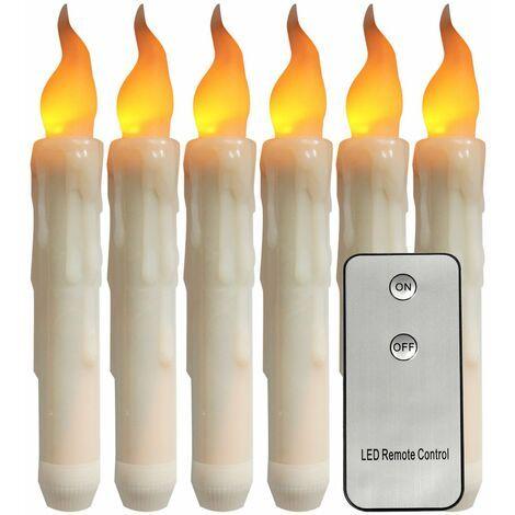 Décorations d'Halloween pour Harry Potter 12pcs Hanging Led Bougies  flottantes avec télécommande Bougies de conicité Décor de Noël Pour la  fête, anniversaire, mariage