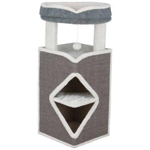 Trixie Cat Tower Arma 98cm - Gris. Bleu Et Gris - Pour Chat