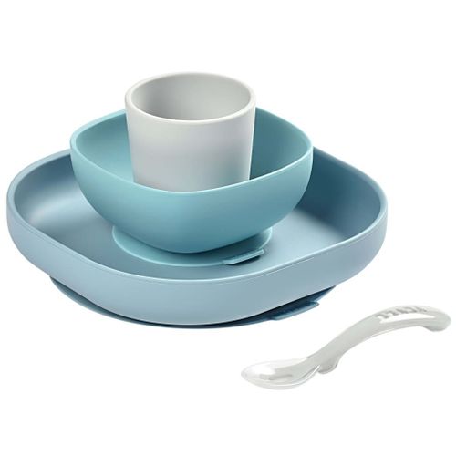 Coffret Repas Silicone 4 Pièces - Jungle