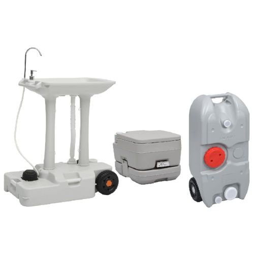 Ensemble de toilette support de lavage des mains réservoir eau