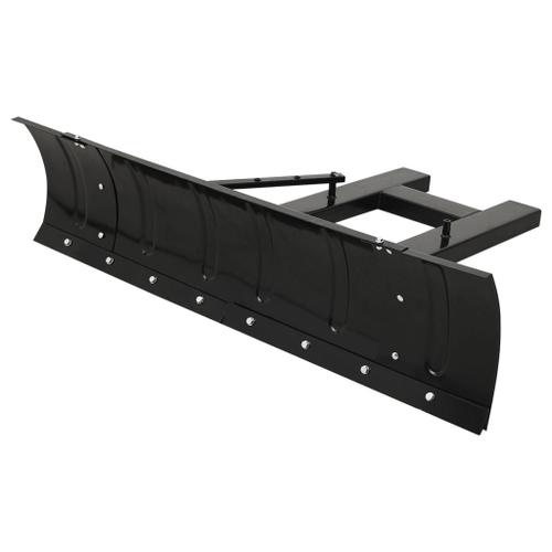 Vidaxl Chasse-Neige Pour Chariot Ã©Lã©Vateur 150x38 Cm Noir