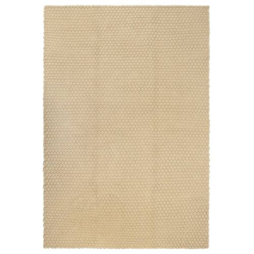 Vidaxl Tapis Rectangulaire Naturel 120x180 Cm Coton