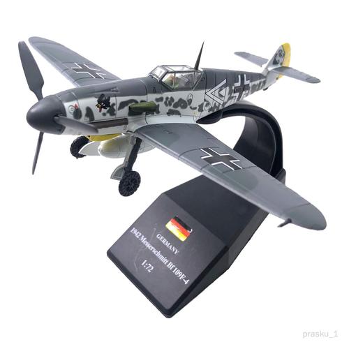 Ii D' Militaire 1:72 Échelle De Bureau Allemagne Bf109f-4 De Combattant Avec Support