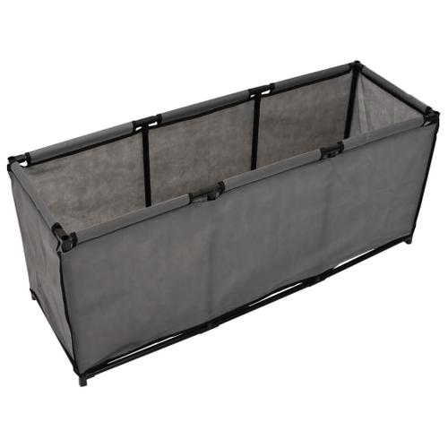 Mps Cage Pour Petits Animaux Gris 105x34,5x45 Cm Tissu