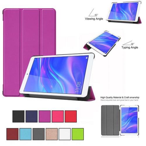 Coque De Protection En Cuir Pour Tablette Huawei M5 Lite 8 Pouces Étui De Protection De Haute Qualité Accessoire