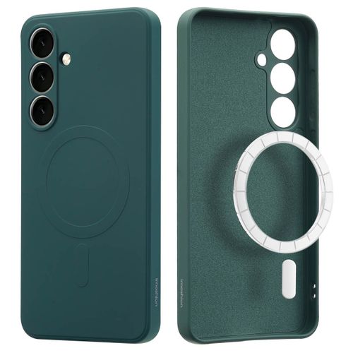 Imoshion Coque Couleur Avec Magsafe Samsung Galaxy S24 Fe Vert Foncé