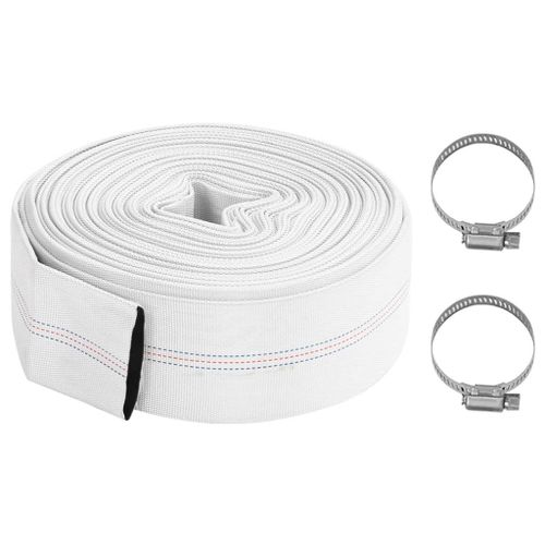 vidaXL Tuyau plat 20 m 3"" PVC