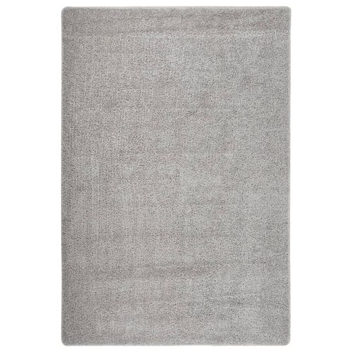 Vidaxl Tapis Shaggy Antidérapant Gris Clair 140x200 Cm