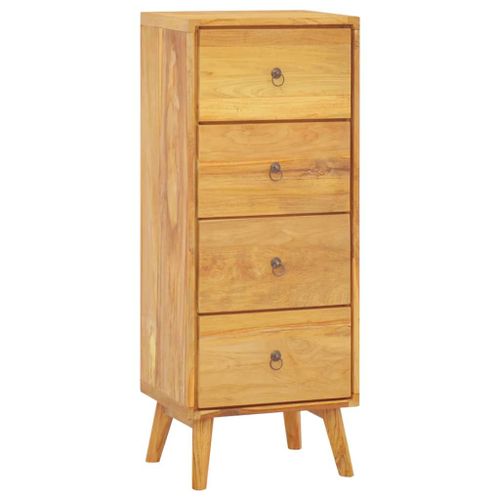 Vidaxl Commode 40x30x100 Cm Bois Massif De Teck