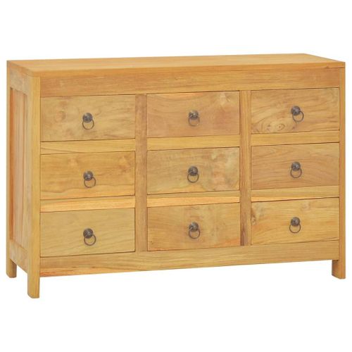 Vidaxl Commode 80x30x55 Cm Bois Massif De Teck