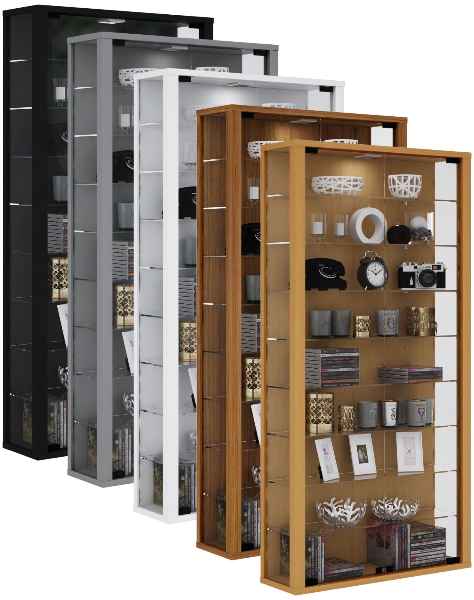 Vcm Vitrine Murale Suspendue Vitrine En Verre Vitrine Murale Vitrin...