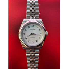 Seiko Mod Arabic Dial White