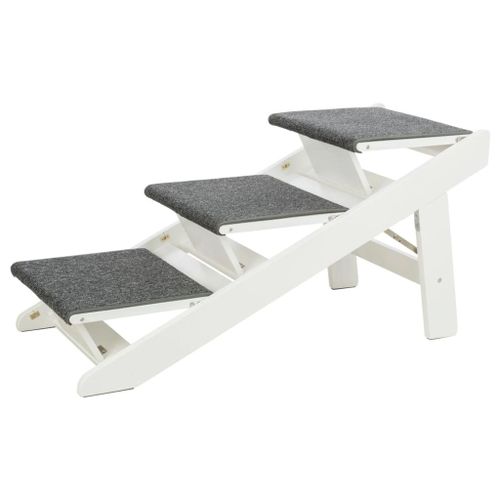 Rampa / Escaliers, Pliable 44 X 46 X 106 Cm, Bois, Blanc