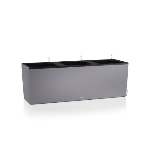 Lechuza Jardinière Trio Stone 30 All-In-One Gris Pierre