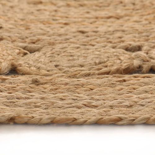 Vidaxl Tapis Design Tressé Jute 240 Cm Rond