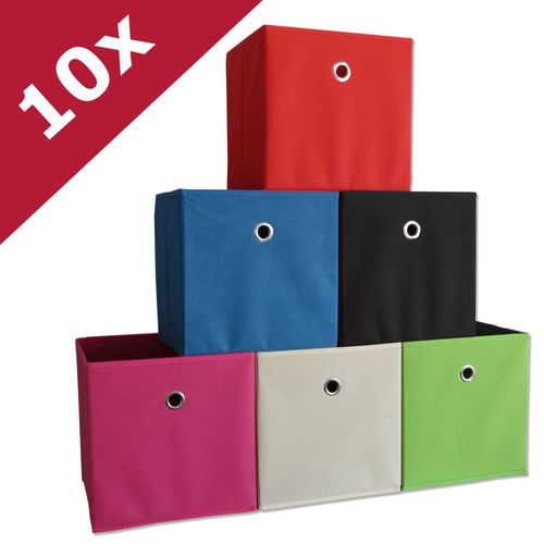 Vcm Lot De 10 Boîtes Pliantes Boîte Pliante En Tissu Boîte Pliante Boîte À Étagères Rangement Boxas Lot De 10 Boîtes Pliantes Boîte Pliante En Tissu Boîte Pliante Boîte À Étagères Rangement Boxas