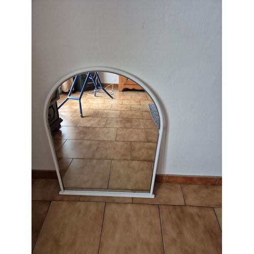 miroir ancien blanc