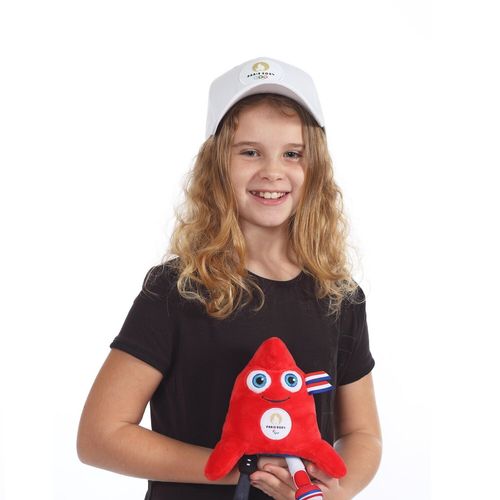 Peluche Mascotte Jeux Paralympiques Paris 2024 Phryge - 15cm