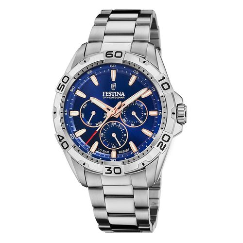 Montre Festina Collection Multifunction Fond Bleu