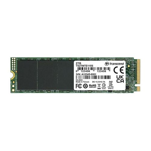 Transcend 115S - SSD - 500 Go - interne - M.2 2280 (recto-verso) - PCIe 3.0 x4 (NVMe)