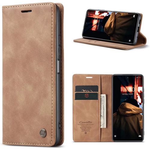 Coque Pour Huawei P Smart 2018, Etui Protection Housse Premium En Cuir Pu,Pochette Fermeture Magn¿¿Tique,Flip Case Compatible Avec Huawei P Smart 2018 (Brun)