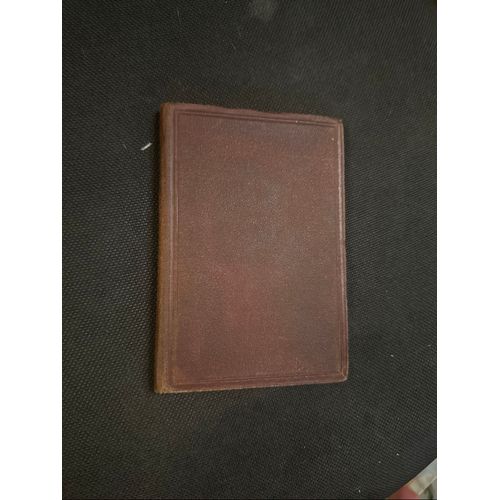 Rare Carnet De Poesies En Cuir  Tres Ancien Poesies Personnelles Ecrites A La Plume Anonyme Tranche Doree Et En Bon Etat Voir Les Photos