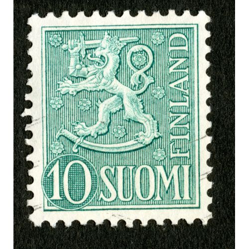 Timbre Oblitéré Finland, Suomi, 10