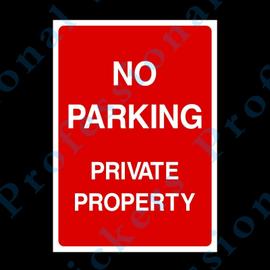 Panneau parking privé et réservé à la clientèle en PVC pas cher.