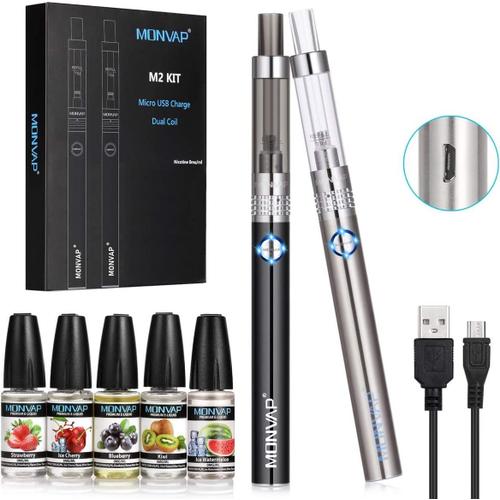 Cigarette Electronique Kit Complet E Cigarette et 5x10ml E liquide