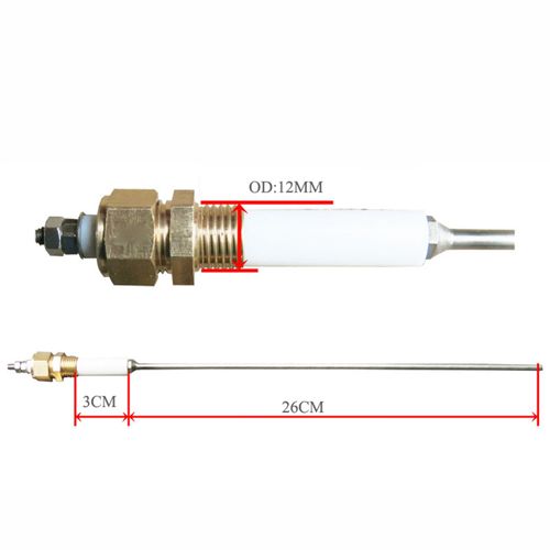 Sonde de niveau d'eau résistante aux températures élevées, 1/4 pouces, tige d'électrode de chaudière à vapeur, pièces de rechange