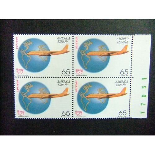 128 Espagne 1994 / Avion De Transport Postal (Upaep) / Edifil 3321 ** Yvert 2912 Mnh