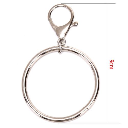 1 pièces métal portefeuille ceinture chaîne Rock Punk pantalon Hipster pantalon Jean porte clés argent broche anneau pince porte clés hommes Hip Hop bijoux