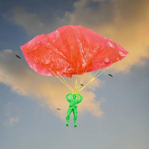 Jouet de soldat volant éjectant, figurine de Parachute, jeu de compétition,  jeu de lancer de main interactif, cadeau préscolaire D5QA