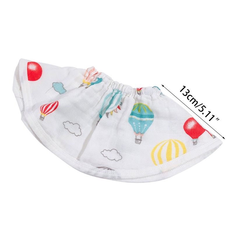 Bavoir En Coton Pour Nouveau-Né, Serviette De Salive, Imprimée De Dessin Animé, Respirant, Rotation À 360 Degrés, Tissu Élastique Pour Nouveau-Né, D5qa