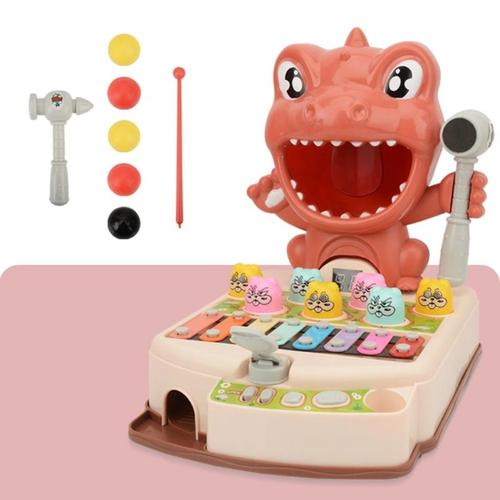 Jouets Éducatifs Portables Pour Enfants, Simulation D'un Environnement Réel, Hamster, Vache, Dinosaure, Whack-A-Taupe, Design Mignon, D5qa