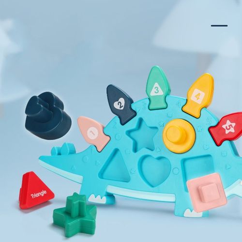 Puzzle Dessin Animé Dinosaure Créatif, Jouet Éducatif Montessori Pour Améliorer Les Capacités Pratiques Des Enfants, Cadeau D5qa